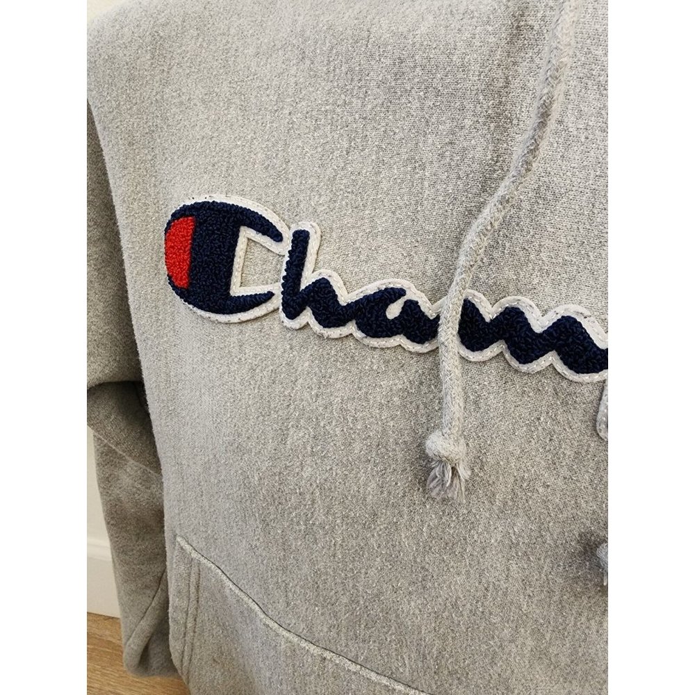 Champion Mens Reverse Weave Spellout Script Patch… - image 4